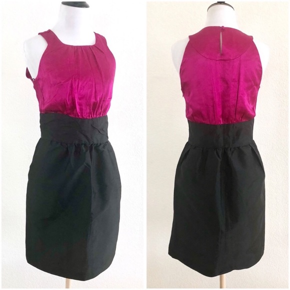 Alexia Admor Black/ Fuschia Bubble Sheath Dress - Picture 2 of 8